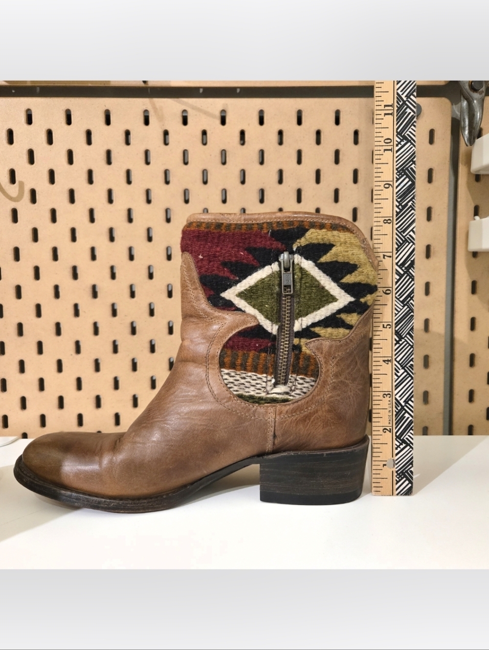 FREEBIRD by Steven Cablo Aztec Blanket Ankle Boots Womens 8 Caballero $350 - Picture 13 of 15